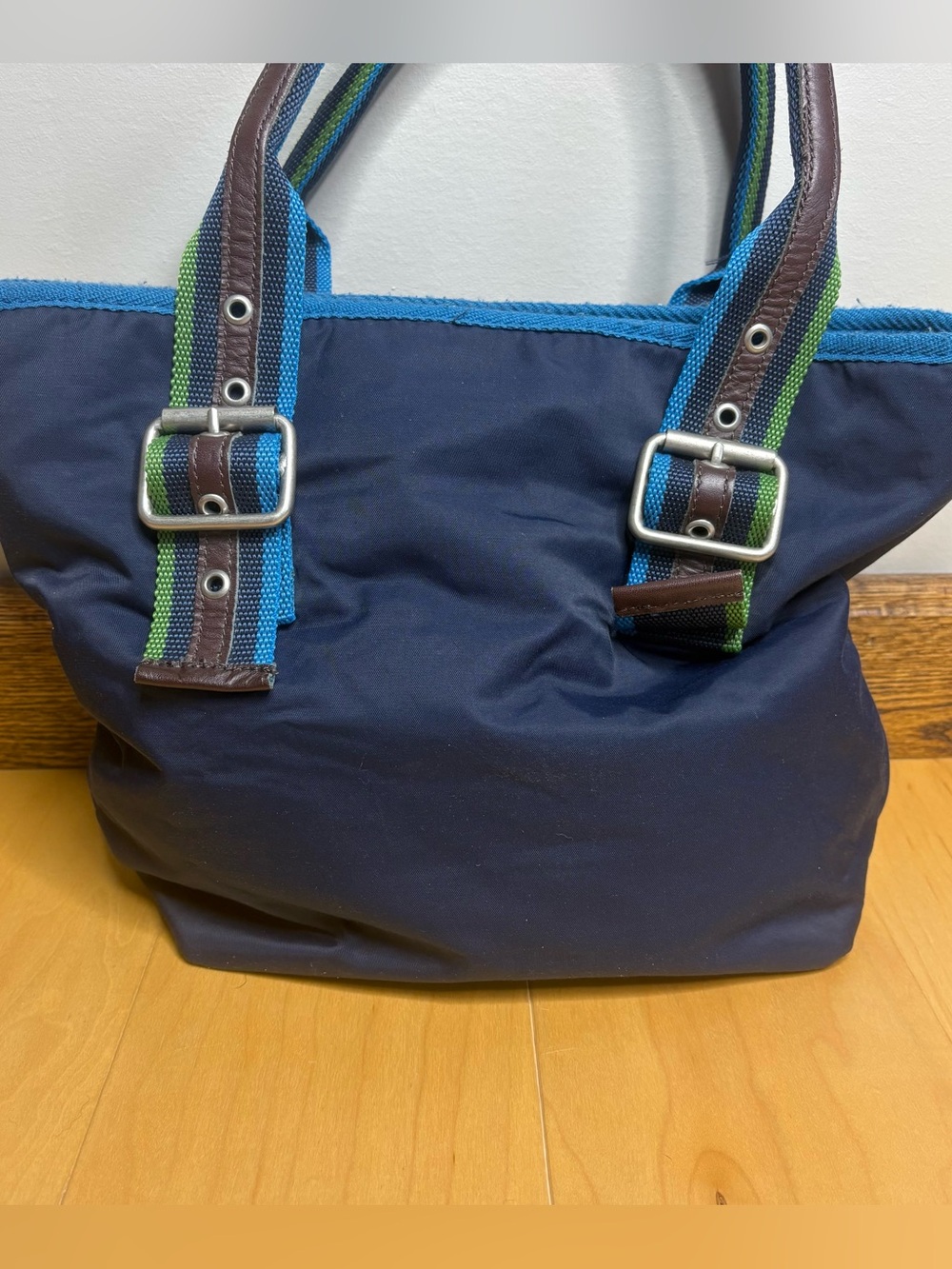 Vintage Y2k American Eagle Navy Shoulder Bag Purse View 3